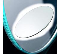 ZYXQQJ Plateau De Table Rond en Verre Trempé Transparent 28 38 45 50 60 80cm Dessus De Table pour Salle À Manger Cuisine Salon Bureau Terrasse(Ø100cm/40in)