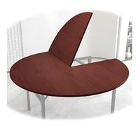 ZYXQQJ Plateau De Table Ronde Pliante en Bois De 120 À 180 Cm De Diamètre, Grande Extension Circulaire, Table De Salle À Manger Temporaire sans Pieds(Red Sandalwood,150cm/59in)