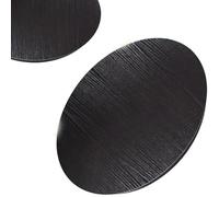 ZYXQQJ Plateau Tournant En Bois Lazy Susan Assiette De Service Pour Table À Manger Plateau De Service Rotatif Ø 50cm 60cm 70cm 80cm 85cm 90cm(Black,70cm/28")