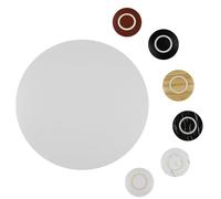 ZYXQQJ Plateau Tournant Rond 60/70/80/90cm Grand Plateau De Service Lazy Susan Plateau Rotatif De Table, Table Tournante En Bois(White marble,70cm/28inch)