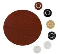 ZYXQQJ Plateau Tournant Rond 60/70/80/90cm Grand Plateau De Service Lazy Susan Plateau Rotatif De Table, Table Tournante En Bois(Teak,70cm/28inch)