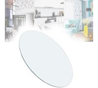 ZYXQQJ Round Glass Table Top 28cm Dessus De Table en Verre Trempé Transparent,Plateau De Table Meuble Plateaux De Table(Ø28cm/11in)