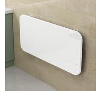 ZYXQQJ Table Murale Rabattable Bureau Flottant D’Ordinateur Table De Salle À Manger pour Maison Cuisine Table Pliante À Abattant Mural(White,70x40cm/28x16in)