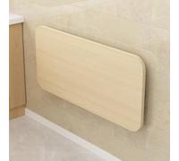 ZYXQQJ Table Murale Rabattable Bureau Flottant D’Ordinateur Table De Salle À Manger pour Maison Cuisine Table Pliante À Abattant Mural(Wood,50x40cm/20x16in)