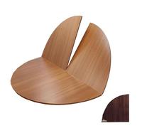 ZYXQQJ Table Ronde Pliable sans Pieds, Grand Plateau De Tableuniquement Gain De Place Plateau De Table De Remplacement Facile À Ranger(Yellow Teak,160cm/63in)