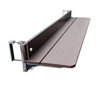 ZYXQQJ Table Suspendue Balcon, Table De Balcon Rabattable, Table De Bar De Balcon pour Balustrades D'extérieur Jardin Bureau Patio(100x27cm/39x11in)