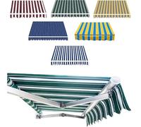 ZYXQQJ Tissu De Remplacement pour Auvent 200 250 300 350 400 500cm Toile pour Store Banne De Terrasse Tissu De Rechange pour Auvent De Balcon(Green,3x2.4m/10x8ft)