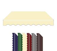 ZYXQQJ Tissu De Remplacement pour Auvent De Terrasse 250×200 300×250 350×300 500×300cm Toile De Rechange Store Banne Auvent De Fenêtre(Beige,13x8ft/400x250cm)