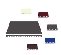 ZYXQQJ Tissu De Remplacement pour Auvent Toile De Rechange Store Banne 350×300cm 350×250cm Toile D'auvent Store Banne avec Volants(Gray,350x300cm/11.5x10ft)