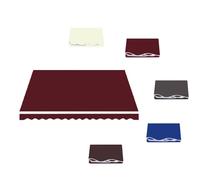ZYXQQJ Tissu De Remplacement pour Auvent Toile De Rechange Store Banne 350×300cm 350×250cm Toile D'auvent Store Banne avec Volants(Burgundy,500x300cm/16x10ft)