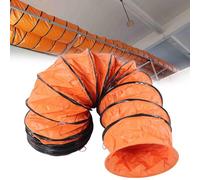 ZYXQQJ Tuyau De Ventilation 5 6 8 10m Conduit D'air En PVC 150 200 250 300 400mm Gaine De Ventilation Pour Extracteur D'Air Climatisation Sèche-linge Hotte(6m(19.6ft),600mm-24")