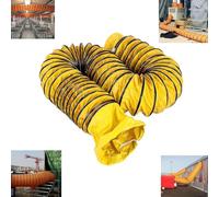 ZYXQQJ Tuyau D'Evacuation Flexible 1.5m 2m 3m 5m Conduit d'air en PVC for Ventilateur D'extraction Diamètre 150 250 300 400 500mm Gaine Ventilation(Yellow,3m-12in)