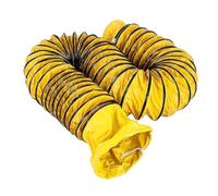 ZYXQQJ Tuyau D'Evacuation Flexible 1.5m 2m 3m 5m Conduit d'air en PVC for Ventilateur D'extraction Diamètre 150 250 300 400 500mm Gaine Ventilation(Yellow,1.5m-14in)