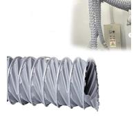 ZYXQQJ Tuyau D'Evacuation Flexible Tuyau Evacuation De Fumée Conduit De Ventilation Gaine Flexible Pliable pour Extracteur d'air(L 3m/(9.84ft),90mm(3 1/2"))