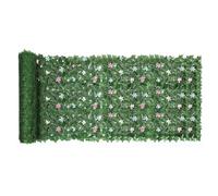 Zyxthravn Faux Ivy Brise-vue pour balcon 0,9 x 2,5 m | Faux Greenery Écran de protection pour extérieur, terrasse, jardin, piscine, appartement, mariage, espace commercial