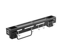 Zyxthravn Porte-couteaux - Support mural pour couverts - Multifonctionnel - Avec crochets - Pour ustensiles de cuisine, ciseaux, fourchettes, baguettes