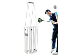 Zyxthravn Seau de balle de golf Press-Down grande capacité léger | Tige de ramassage de balles de golf pour la pratique de la conduite, l'entraînement dans le jardin, pour l'intérieur et