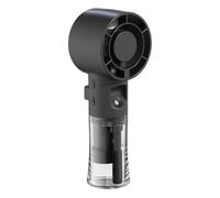 Zyxthravn Ventilateur portatif rechargeable 4 vitesses | Ventilateur portatif avec brume pour voyage, outre-mer, camping, extérieur, intérieur, maison, cuisine, voiture, université