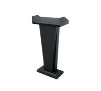 ZYYANSHOP Table de Discours Pupitre créatif en Acier Inoxydable avec Compartiments de Rangement, Podium hôte, Bureau réception d'hôtel