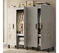 ZYYLIVR Armoires Pliable avec Housse Tissu,Garde-Robe Chambre Combinaison,Porte-Vêtements Multi-Fonction en Tissu Placard Organisateur,Collapsible Penderie avec Housse 360° Fully Sealed(190cm/74.8in)