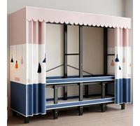 ZYYLIVR Penderie Pliable,Armoire avec Housse Portable,Garde-Robe Penderie Étagère De Rangement De Manteau De Vêtements Autoportante,Porte-Vêtements pour Ranger des VêTements,des Jouets(148cm/58.2in)