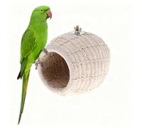 ZYYRSS Nid d'élevage d'oiseaux en corde chaude pour cage à oiseaux de petite et moyenne taille - Accessoires pour perroquets, inséparables, perruches, calopsittes, conures, pinsons, canaris