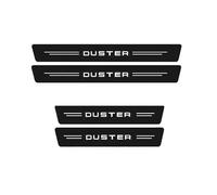 ZYYUUJ 4 Pièces Auto Plinthes pour Dacia Duster 2018-2023,Fibre Carbone Protection Seuil Porte Voiture Protecteur PéDale Contre Rayures Etanches Pièces Détachées