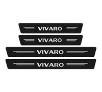 ZYYUUJ 4 Pièces Auto Plinthes pour Opel Vivaro Fibre Carbone Avant Arrière Protecteur PéDale Seuil Porte Protection Couverture Film Autocollant