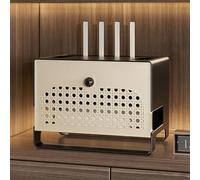 ZYZSY Boîte de Rangement pour routeur WiFi, Cable Management L'etagère, Top Multicouche Rangement Étagère, Décoration Murale pour Salon Chambre Bureau
