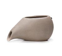ZYZSY Cracheurs d'étang, Ornements D’Eau Qui Coule en Pot en Céramique, Sortie De Circulation De Fontaine, Sujet Cracheur pour Donner Vie à Votre Bassin de Jardin(Beige,22 * 12 * 11cm/9 * 5 * 4.3in)