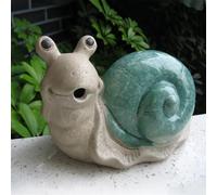 ZYZSY Cracheurs d'étang, Ornements de Fontaine d'eau, Figurine de Bassin résistante aux intempéries en céramique, pour Donner Vie à Votre Bassin de Jardin