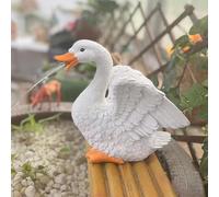 ZYZSY Gargouille avec Pompe, Décoration d'étang Peinte à la Main, Fontaine À Eau Étang À Poissons Cascade Décorative, pour étangs de Jardin, terrasses et balcons