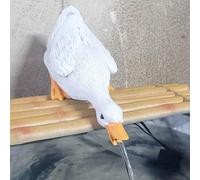 ZYZSY Gargouille avec Pompe pour Bassin, Fontaines pour bassins d'animaux, aménagement paysager d'eau à Circulation Automatique pour Bassin à carpes koï(White)