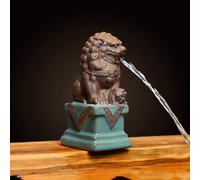 ZYZSY Gargouille en Forme de tête de Lion, cracheurs d'étang pour Petits étangs, Sortie De Circulation De Fontaine, pour Aquarium à Poissons Koi et Jardins Aquatiques
