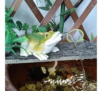 ZYZSY Gargouille Grenouille, Cracheur D'étang, Sortie De Circulation De Fontaine, Accessoire Décoratif pour Fontaine Et Étang, pour Embellir Et Espaces Extérieurs