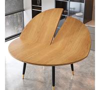 ZYZSY Grand Plateau Rond Pliable Uniquement, Plateau Mobile en Bois Massif, Gain de Place, Portable, idéal pour Les Restaurants et événements familiaux(180cm/70.8in)