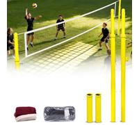 ZYZSY Poteaux de Volleyball pour Arrière-Cour, Hauteur réglable de 1,5 à 2 m, Transformez en Un Instant Votre Jardin en Un Terrain de Sports