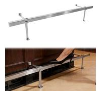 ZYZSY Repose Pied Rampe De Pied pour Bar, Barre De Comptoir De Remplacement en Acier Inoxydable Tube Carré, pour Cuisine/Balcon/Restaurant Commercial(330cm/10.8ft)