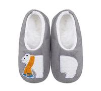 ZYZX Chaussettes Antidérapantes Femmes-Chausson Chaussette Confortable Chaud Doux Doublure-Pantoufle Amusants Lounge Animaux-Motif Ours