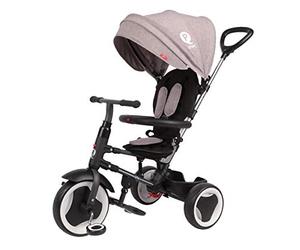 ZYZYZK QPLAY QP200.08 - Rito+ Tricycle évolutif Pliable 3 en 1 - Couleur Grise
