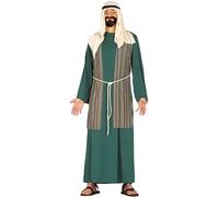 ZZ DISFRAZZES | Costume de Saint Joseph pour homme, Kit de déguisement de la Nativité vivante Saint Joseph adulte - Costume de Saint Joseph avec accessoires pour Noël