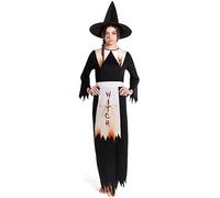 ZZ DISFRAZZES Déguisement de sorcière de Salem pour femme Taille M