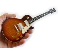 Zz Top - Billy F Gibbons 1959 Gibson Cherry Sunburst Les Paul Standard Pearly Gates Mini Guitar Replica Collectible [Collectables] Figure, Collectible