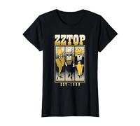 ZZ Top Celebration of ZZ Top Tour T-Shirt, Femme, Noir, S