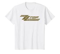 ZZ Top Classic Logo T-Shirt, Enfant, Blanc, 2 Ans