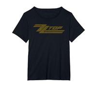 ZZ Top Classic Logo T-Shirt, Femme Grandes Tailles, Noir, 1X