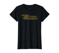 ZZ Top Classic Logo T-Shirt, Femme, Noir, 3XL