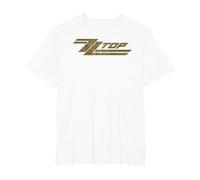 ZZ Top Classic Logo T-Shirt, Homme Grandes Tailles, Blanc, 6X Tall
