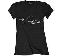 Zz Top - T-Shirt # L Ladies Black # Hot Rod Keychain [Import]