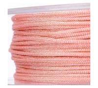 ZZABCDEGH Cordon macramé Cordon en Nylon Multicolore for Bracelets macramé, 0,8 mm, 20 mètres, avec Pompons.(36)